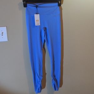 WSxGS 2 intense beautiful blue leggings NWT